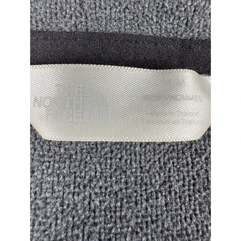 The North Face Mens Full Zip Hoodie Heather Gray Fleece Lined Thumbholes XL